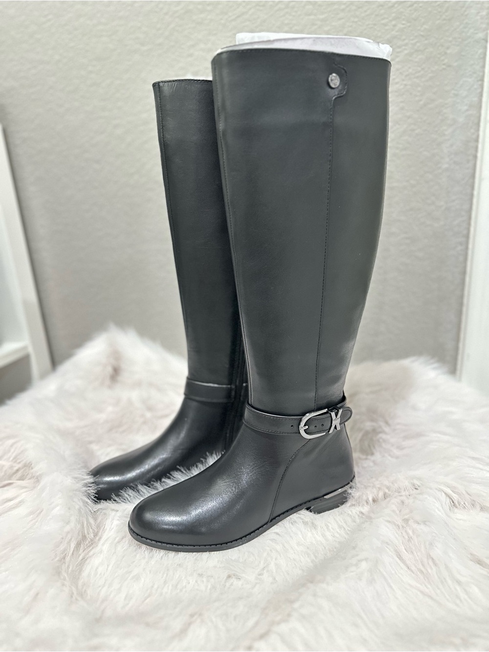 Alex Marie Black Over-The-Knee Riding‎ Boots size 6.5